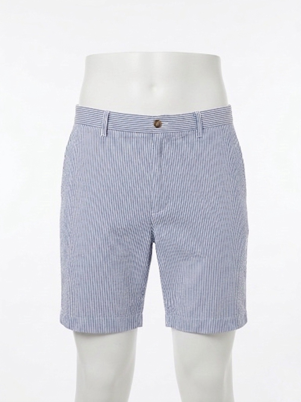 Polo Ralph Lauren Blue Seersucker Stretch Classic Shorts - Size 38